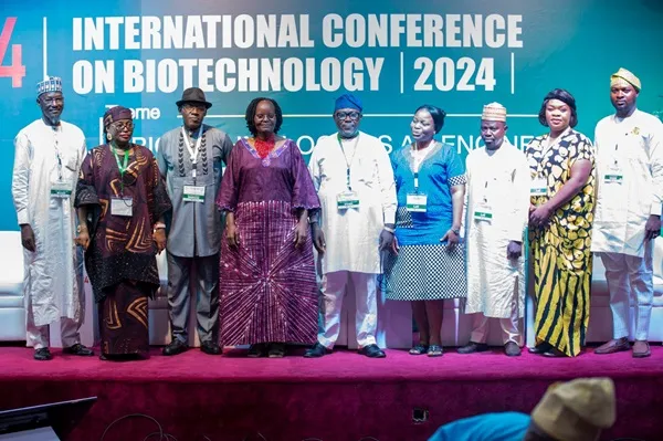 A cross section of dignitaries during the closing ceremony of the International Conference on Biotechnology held in Abuja.